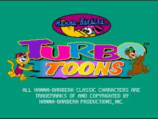 Turbo Toons title screen for Super Nintendo